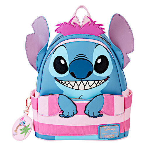EXCLUSIVE DROP: Loungefly Stitch In Cheshire Cat Costume Cosplay Mini Backpack - 5/17/24