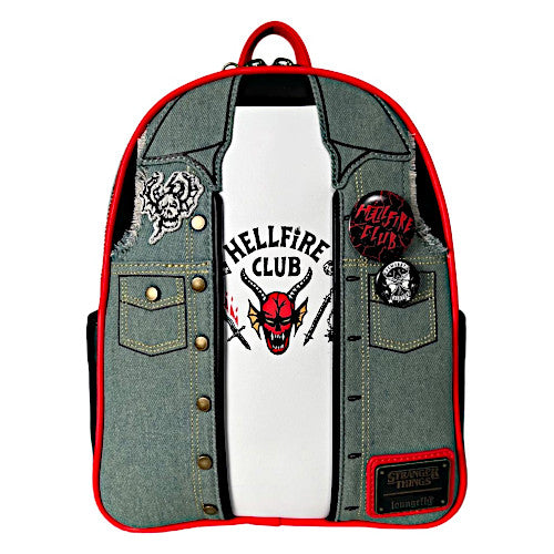 EXCLUSIVE DROP: Loungefly Stranger Things Eddie Munson Hellfire Club Cosplay Mini Backpack - 5/22/23