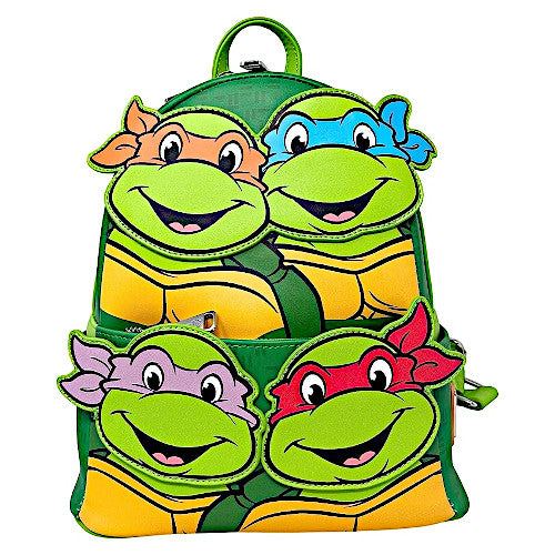 EXCLUSIVE DROP: Loungefly TMNT Teenage Mutant Ninja Turtles Squad Cosplay Mini Backpack - 7/3/23