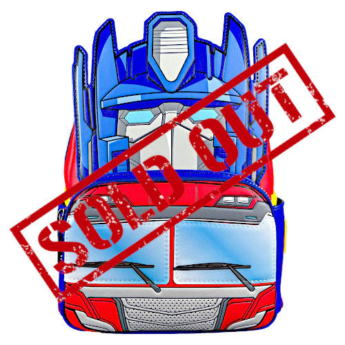 EXCLUSIVE DROP: Loungefly Transformers Optimus Prime Glow Cosplay Mini Backpack - 3/31/23