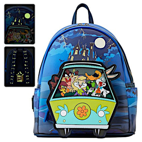 Loungefly Warner Bros. 100th Anniversary Looney Tunes x Scooby-Doo Mash-Up Mini Backpack
