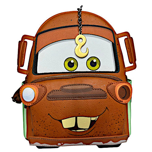 EXCLUSIVE DROP/RESTOCK: Loungefly Cars Tow Mater Cosplay Mini Backpack - Updated 2025 Design COMING SOON