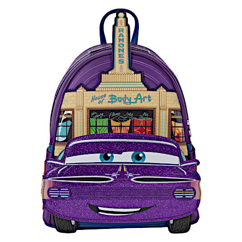 EXCLUSIVE DROP: Loungefly D23 2026 Cars Ramone's House Of Body Art Mini Backpack - 8/14/26