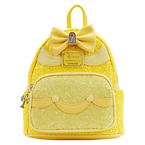 EXCLUSIVE RESTOCK: Loungefly Disney Princess Belle Sequin Mini Backpack - 10/02/26