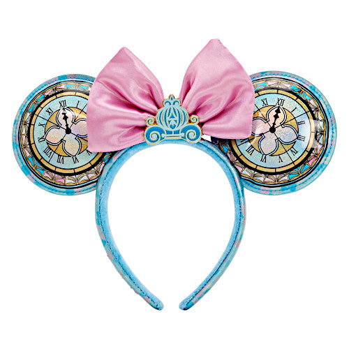 EXCLUSIVE DROP: Loungefly Disney Princess Stained Glass Collection Cinderella Ears Headband - 1/30/26