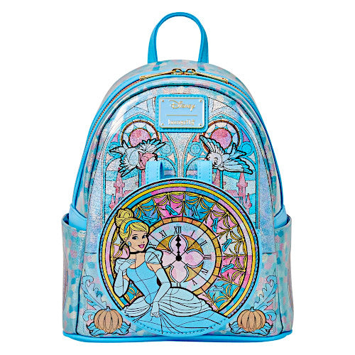 EXCLUSIVE DROP: Loungefly Disney Princess Stained Glass Collection Cinderella Mini Backpack With Ear Attachment - 1/30/26