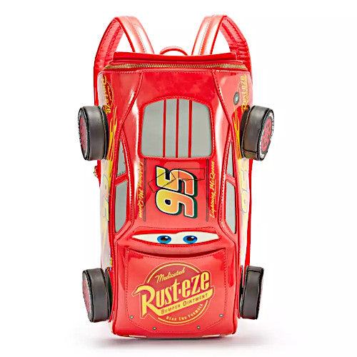 EXCLUSIVE DROP: Loungefly Disney Store Cars Lightning McQueen Figural Cosplay Mini Backpack - 9/5/26