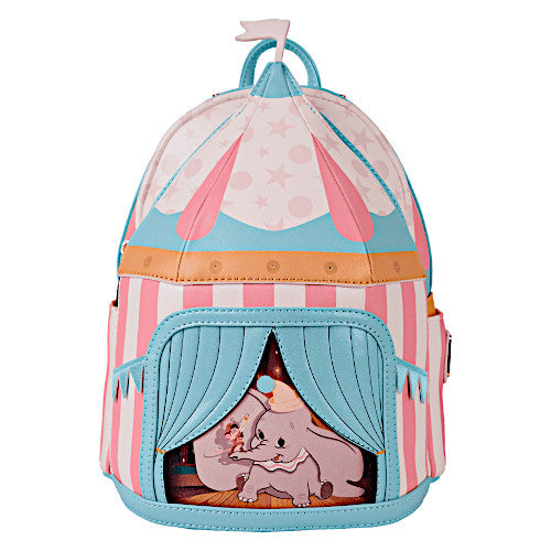 dumbo print mini backpack Danielle Nicole real curtain Disney Dumbo All Over Print
