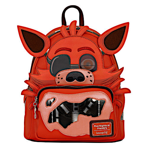NYCC Limited Edition Five Nights At Freddy's Foxy Cosplay Lenticular Mini Backpack | Officially Licensed | Plastic