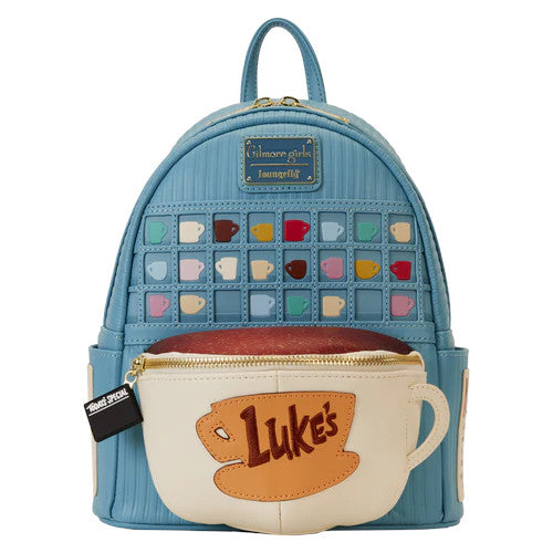 Loungefly Gilmore Girls Luke's Diner Domed Coffee Cup Mini Backpack