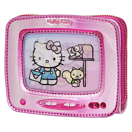 EXCLUSIVE DROP: Loungefly Hello Kitty Vintage TV Lenticular Wallet - 9/26/25