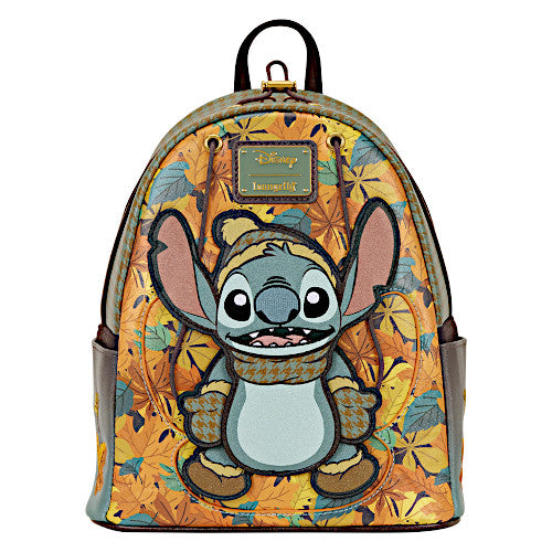 EXCLUSIVE DROP: Loungefly Lilo & Stitch Autumn Leaves Mini Backpack - 10/29/25
