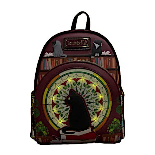 Loungefly Black Cat Library Mini Backpack (Books-A-Million Exclusive)