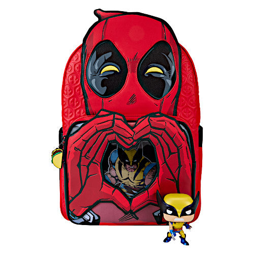 NYCC Limited Edition Deadpool & Wolverine Pop & Bag Bundle | Officially Licensed | Plastic/Vegan Leather/Silicone