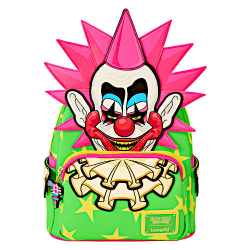 EXCLUSIVE DROP: Loungefly NYCC 2024 Killer Klowns Spikey Glitter Cosplay Glow Mini Backpack - 10/17/24