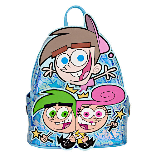 EXCLUSIVE DROP: Loungefly NYCC 2025 Fairly OddParents Timmy, Cosmo & Wanda Glow Mini Backpack - 10/9/25