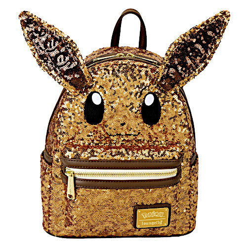 EXCLUSIVE DROP: Loungefly Pokémon Eevee Sequin Cosplay Mini Backpack