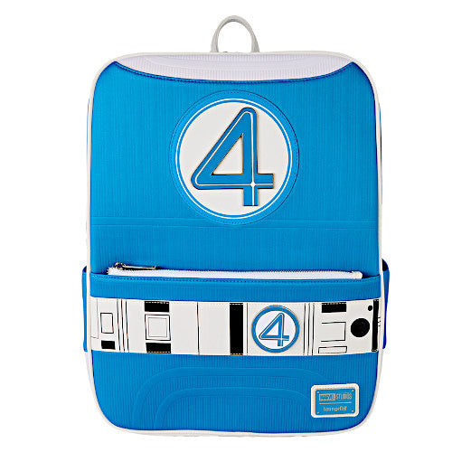 EXCLUSIVE DROP: Loungefly SDCC 2025 Fantastic Four Uniform Full-Size Backpack With Pin - 7/24/25