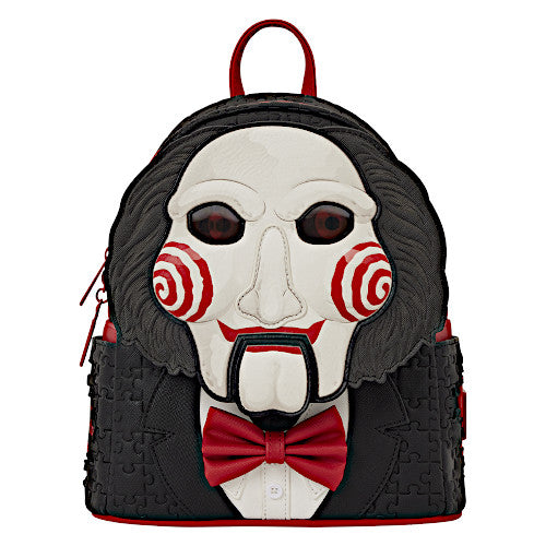 EXCLUSIVE DROP: Loungefly Saw Billy Puppet Lenticular Cosplay Mini Backpack - 8/28/26