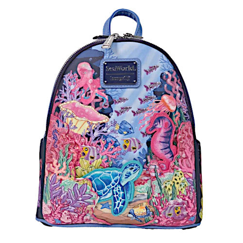 EXCLUSIVE DROP: Loungefly SeaWorld Coral Reef Mini Backpack - 9/25/26