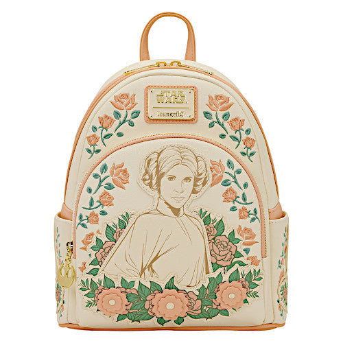 EXCLUSIVE DROP: Loungefly Star Wars Leia, Rey & Padmé Floral Mini Backpack - 4/3/26