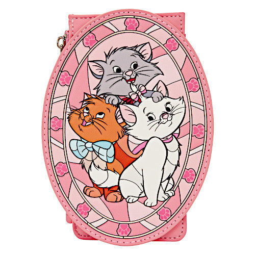 EXCLUSIVE DROP: Loungefly The Aristocats Stained Glass Large Card Holder Wallet - 12/5/25