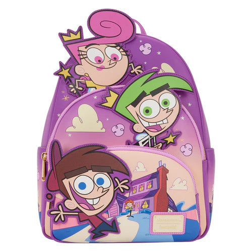 EXCLUSIVE DROP: Loungefly The Fairly OddParents Triple Pocket Glow Mini Backpack - 12/5/25
