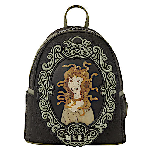 EXCLUSIVE DROP: Loungefly The Haunted Mansion Medusa Portrait Light Up Glow Mini Backpack - 9/25/26