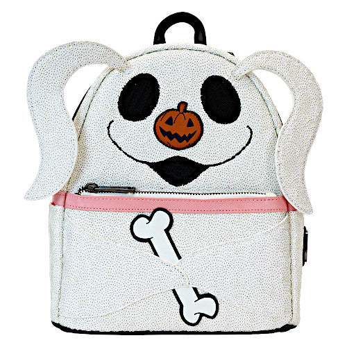 EXCLUSIVE DROP: Loungefly The Nightmare Before Christmas Zero Sequin Cosplay Glow Mini Backpack - 1/17/25