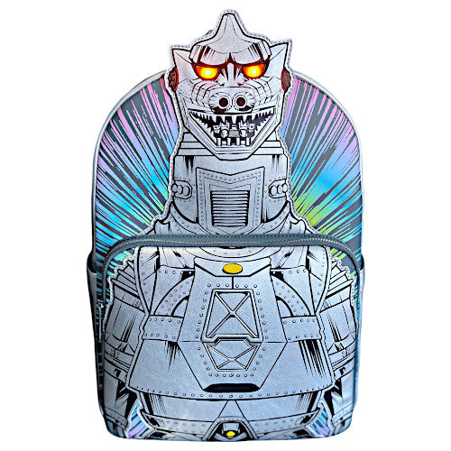 EXCLUSIVE DROP: Loungefly Toho Godzilla Mechagodzilla Metallic Light-Up Full-Size Backpack - 7/3/25