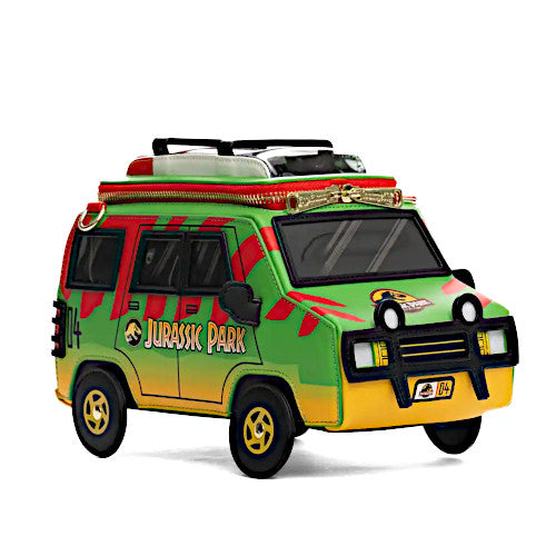 EXCLUSIVE DROP: Loungefly Universal Jurassic Park Safari Tour Vehicle Light Up Figural Crossbody Bag - 6/12/26