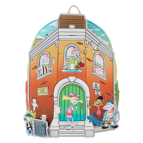 Loungefly Hey Arnold! Sunset Arms Boarding House Mini Backpack