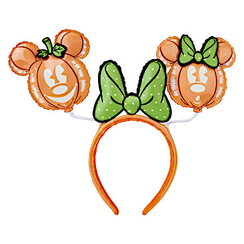 Stitch Shoppe By Loungefly Mickey & Minnie Mouse Pumpkin Balloon Ear Headband