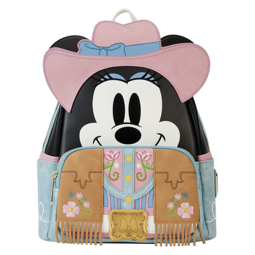 Loungefly Minnie Mouse Western Cosplay Mini Backpack