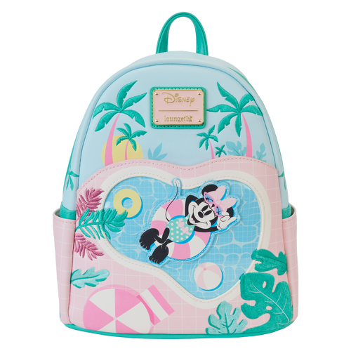 Loungefly Minnie Mouse Vacation Style Poolside Mini Backpack