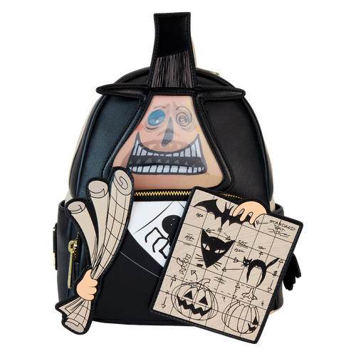 Loungefly Nightmare Before Christmas Mayor With Plans Cosplay Lenticular Mini Backpack