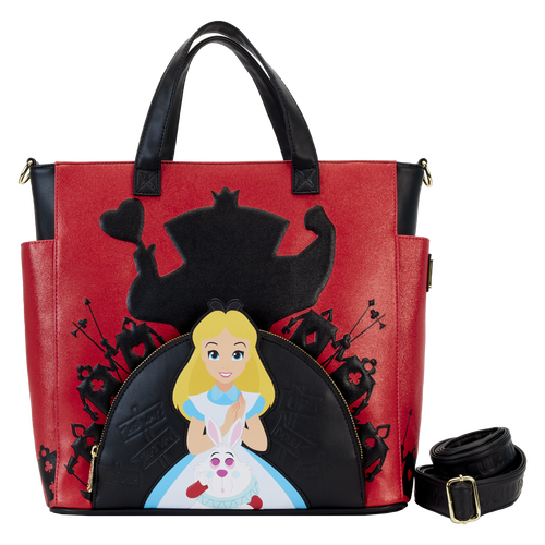 Loungefly Alice In Wonderland Villains Convertible Tote Bag/Backpack
