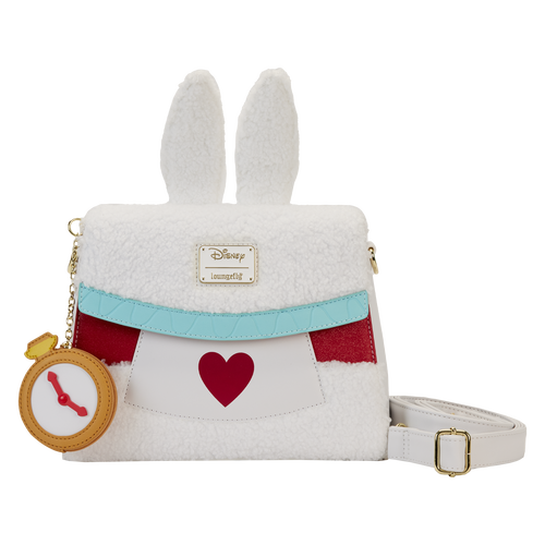 Loungefly Alice in Wonderland White Rabbit Cosplay Crossbody Bag
