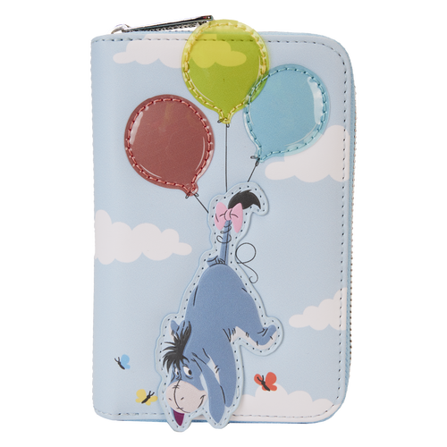 Loungefly Winnie The Pooh & Friends Floating Balloons Zip Around Wallet