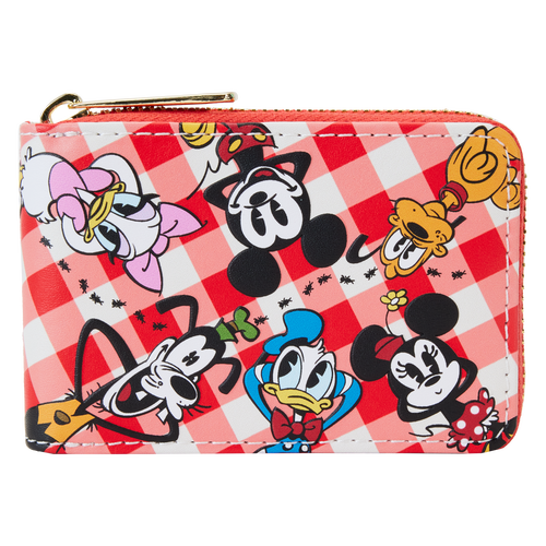 Loungefly Mickey & Friends Picnic Basket Accordion Wallet