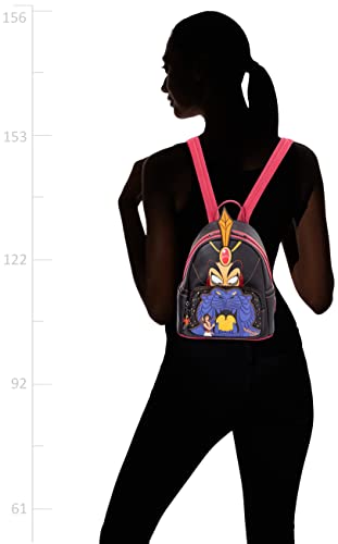 Loungefly Disney Jafar Villains Scene Womens Double Strap Shoulder Bag Purse