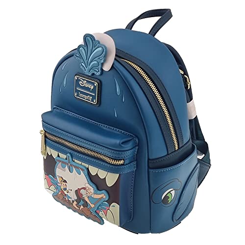 Loungefly Mini Backpack, Disney Classics Pinocchio, Geppetto & Monstro