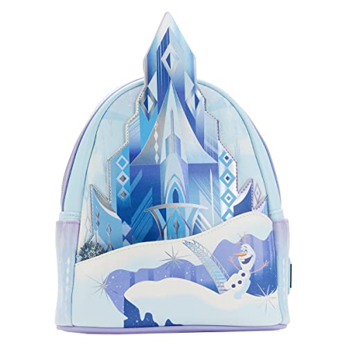 Loungefly Disney Frozen Princess Castle Womens Double Strap Shoulder Bag Purse
