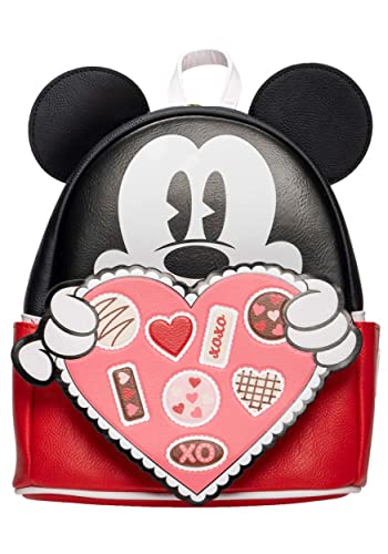 Loungefly Disney Mickey Mouse Chocolate Box Valentine Exclusive Mini-Backpack