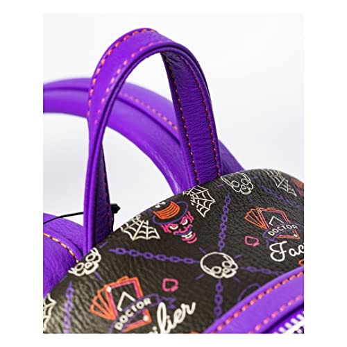 Loungefly x Disney Villains Dr Facilier AOP Mini Backpack Purple