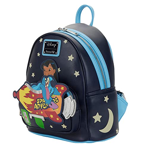 Loungefly Disney Lilo and Stitch Space Adventure Womens Double Strap Shoulder Bag Purse