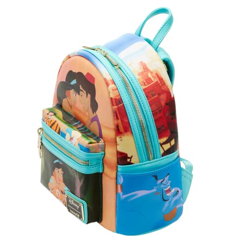 Loungefly Disney Aladdin Jasmine Princess Scenes Double Strap