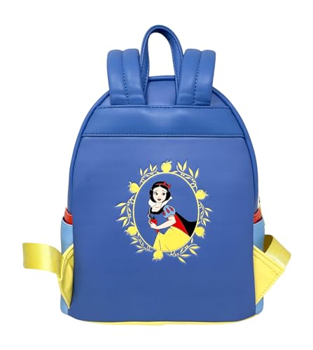 Loungefly Disney Snow White and the Seven Dwarfs Cosplay Womens Double Strap Shoulder Bag Purse