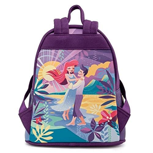 Loungefly Disney Little Mermaid Ariel Castle Womens Double Strap Shoulder Bag Purse