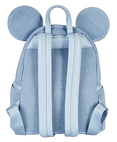 Loungefly denim best sale mickey backpack